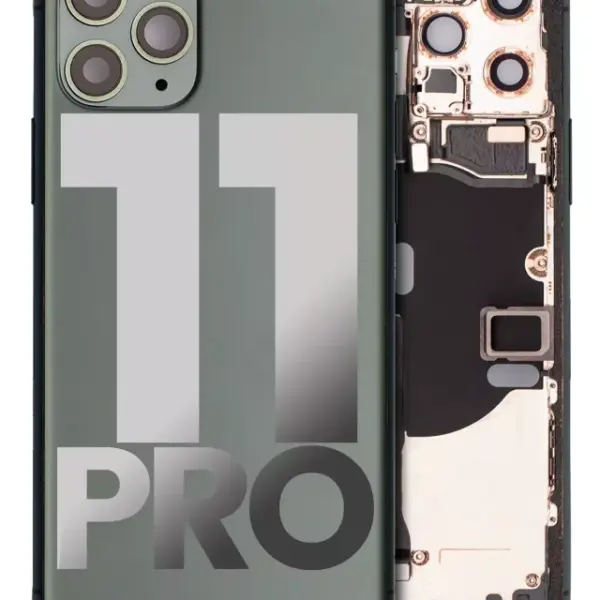 Carcasa Spate Sticla iPhone 11 Pro Pull A (Midnight Green)