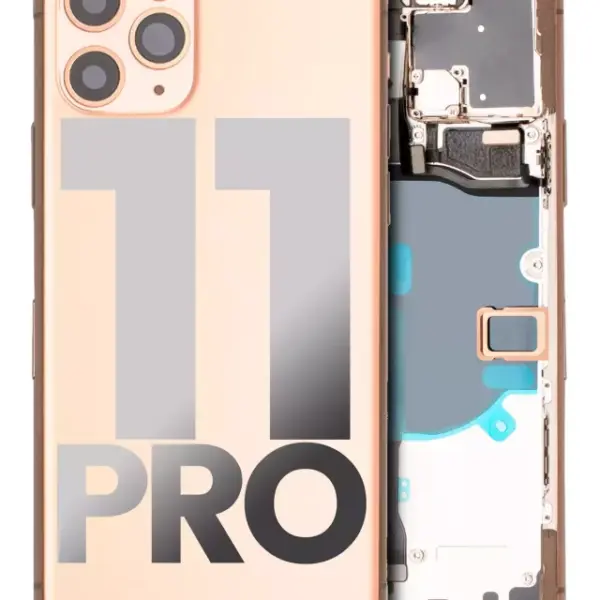 Carcasa Spate Telefon iPhone 11 Pro Pull C (Matte Gold)