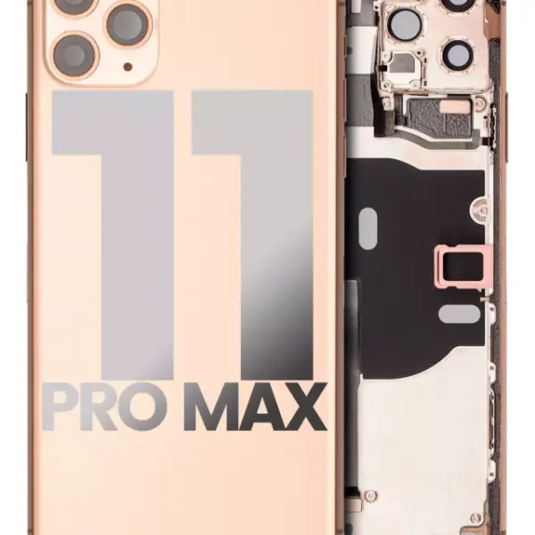 Carcasa Spate Telefon iPhone 11 Pro Max Pull B (Gold)