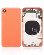 Capac Spate Sticla iPhone XR AMPlus (No Logo) (Coral) - imagine 2