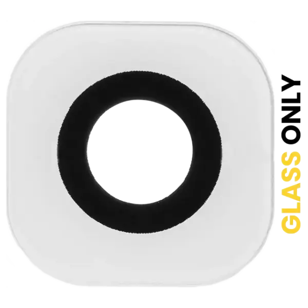 Geam Camera Spate Cu Adeziv Samsung Galaxy S6 / S6 Edge (White)