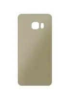 Capac Spate Sticla Samsung Galaxy S6 Edge Plus AMPlus (No Logo) (Gold Platinum) - imagine 2