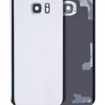 Capac Spate Sticla Samsung Galaxy S7 Edge Service Pack Original (Silver)