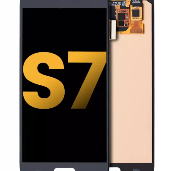 Ansamblu Display Samsung Galaxy S7 Refurbished (Fara Rama) (Black Onyx)