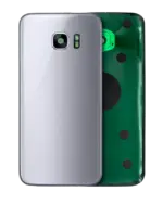 Capac Spate Sticla Samsung Galaxy S7 AMPlus (No Logo) (Silver)