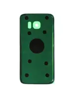 Capac Spate Sticla Samsung Galaxy S7 Edge AMPlus (No Logo) (Coral Blue) - imagine 3