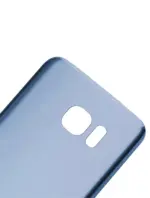Capac Spate Sticla Samsung Galaxy S7 Edge AMPlus (No Logo) (Coral Blue) - imagine 4