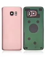 Capac Spate Sticla Samsung Galaxy S7 Edge AMPlus (No Logo) (Rose Pink) - imagine 6