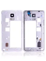 Carcasa Mijloc Samsung Galaxy Note 4 (White) - imagine 3