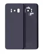 Capac Spate Sticla Samsung Galaxy S8 Service Pack Original (Midnight Black)