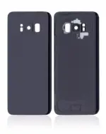 Capac Spate Sticla Samsung Galaxy S8 Service Pack Original (Midnight Black) - imagine 2
