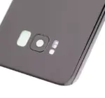 Capac Sticla Spate Cu Lentila Camera Samsung Galaxy S8 Plus Service Pack (Midnight Black) - imagine 3