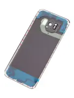 Capac Sticla Spate Cu Lentila Camera Samsung Galaxy S8 Plus Service Pack (Midnight Black) - imagine 4