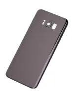 Capac Sticla Spate Cu Lentila Camera Samsung Galaxy S8 Plus Service Pack (Midnight Black) - imagine 7