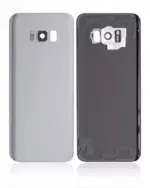 Capac Spate Sticla Samsung Galaxy S8 Plus AMPlus (No Logo) (Arctic Silver) - imagine 2