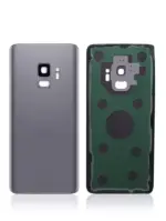Capac Spate Sticla Samsung Galaxy S9 AMPlus (No Logo) (Titanium Gray) - imagine 2