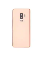 Capac Spate Sticla Samsung Galaxy S9 Plus AMPlus (No Logo) (Sunrise Gold) - imagine 2