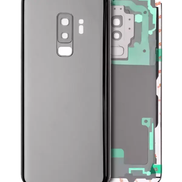 Capac Spate Sticla Samsung Galaxy S9 Plus Service Pack Original (Titanium Gray)