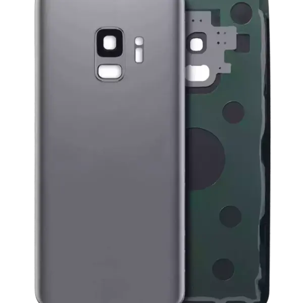 Capac Sticla Spate Cu Lentila Camera Samsung Galaxy S9 Service Pack (Titanium Gray)