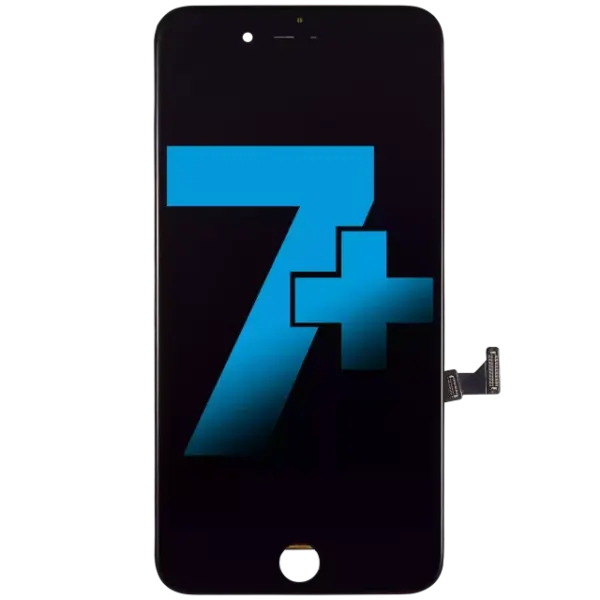 Display cu Placa Metalica iPhone 7 Plus Aftermarket AQ7 (Black)
