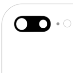 Sticla Camera Spate Cu Adeziv iPhone 7 Plus / 8 Plus (10 Pack) Premium
