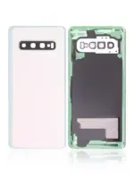Capac Spate Sticla Samsung Galaxy S10 AMPlus (No Logo) (Prism White) - imagine 10