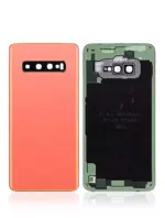 Capac Spate Sticla Samsung Galaxy S10 Service Pack Original (Flamingo Pink) - imagine 2