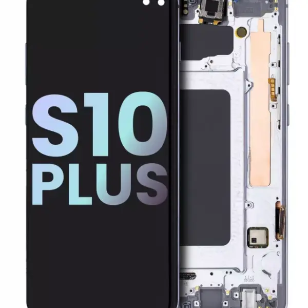 Ansamblu Display Samsung Galaxy S10 Plus Service Pack (Prism White)