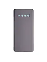 Capac Spate Sticla Samsung Galaxy S10 Plus AMPlus (No Logo) (Prism Black) - imagine 2