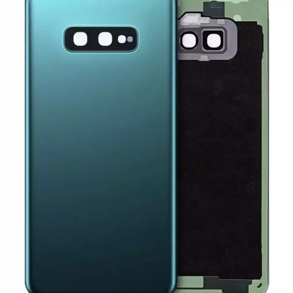 Capac Spate Sticla Samsung Galaxy S10E AMPlus (No Logo) (Prism Green)