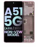 Display telefon Samsung Galaxy A51 5G (A516) Service Pack (Pink) - imagine 3