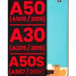 Ansamblu Display Samsung Galaxy A50 (A505 / 2019) / A30 (A305 / 2019) / A50s (A507 / 2019) AMPlus (Fara Rama)