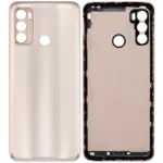 Capac Spate Sticla Motorola Moto G40 Fusion (Frosted Champagne) - imagine 2
