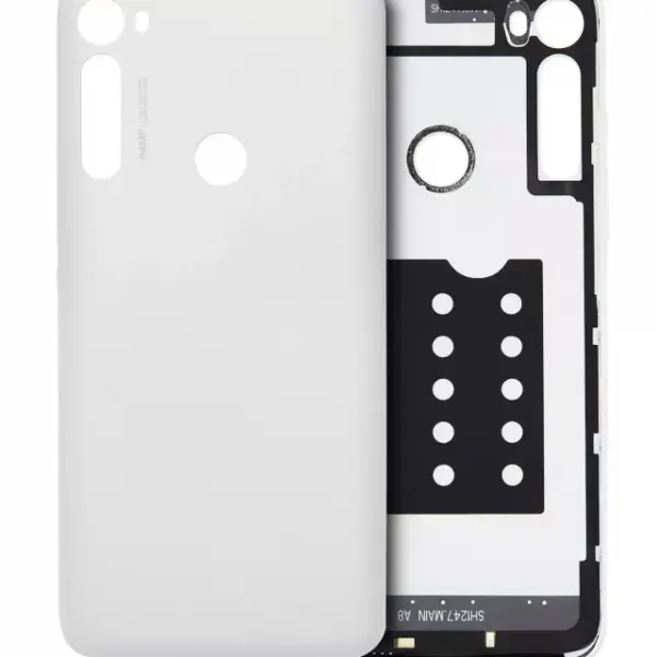 Capac Spate Sticla Motorola Moto One Fusion Plus (White)