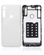 Capac Spate Sticla Motorola Moto One Fusion Plus (White) - imagine 2
