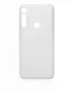 Capac Spate Sticla Motorola Moto One Fusion Plus (White) - imagine 3
