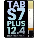 Display Tableta Samsung Galaxy Tab S7 Plus 12.4 Service Pack (Fara rama)