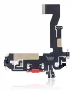 Cablu Flex Port Incarcare Cu Placa iPhone 12 / 12 Pro AMPlus (Red) - imagine 3