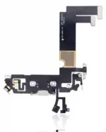 Cablu Flex Port Incarcare Cu Placa iPhone 12 Mini AMPlus (White) - imagine 3