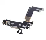 Cablu Flex Port Incarcare Cu Placa iPhone 12 Mini AMPlus (White) - imagine 4