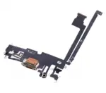 Cablu Flex Port Incarcare Cu Placa iPhone 12 Pro Max AMPlus (Gold) - imagine 4
