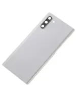 Capac Spate Sticla Samsung Galaxy Note 10 AMPlus (No Logo) (Aura White) - imagine 3