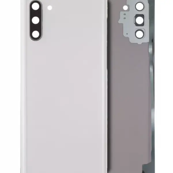 Capac Spate Sticla Samsung Galaxy Note 10 Service Pack Original (Aura White)