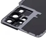 Capac Spate Sticla Samsung Galaxy S21 Ultra Service Pack Original (Phantom Black) - imagine 7