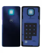 Capac Spate Sticla Motorola Moto G Power  Original (Glowing Blue) - imagine 4