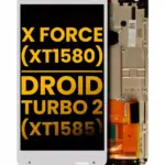 Ansamblu Display Motorola Moto X Force (XT1580 / 2015) / Droid Turbo 2 (XT1585 / 2015) Refurbished (White)