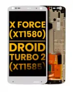 Ansamblu Display Motorola Moto X Force (XT1580 / 2015) / Droid Turbo 2 (XT1585 / 2015) Refurbished (White)