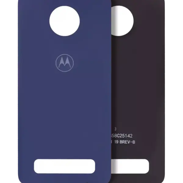Capac Spate Sticla Motorola Moto Z3 Play  Original (Deep Indigo)