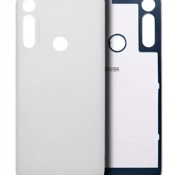 Capac Spate Sticla Motorola Moto G Fast  Original (White Pearl)