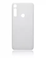 Capac Spate Sticla Motorola Moto G Fast  Original (White Pearl) - imagine 2